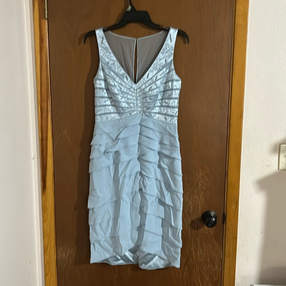 Light blue beaded top dress